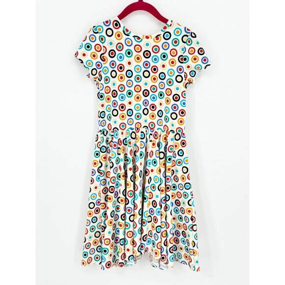 Dotdotsmile Girls Dress Size 7 Multi Color Circles New With Tags - Picture 4 of 4